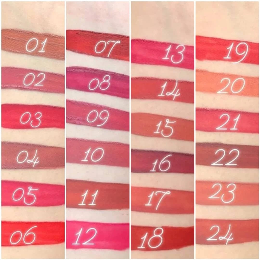 Miss Rose Crystal Square Story Matte Liquid Lipsticks
