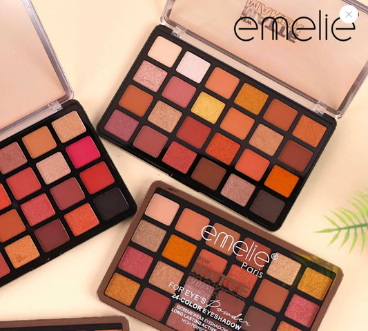Elemlie Paris prestige Luminous 28 colour eyeshadow palette